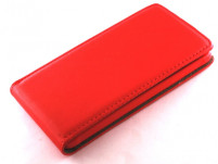 Кожен калъф FLIP FLEXI за Sony Xperia E4G/ E4G Dual  червен